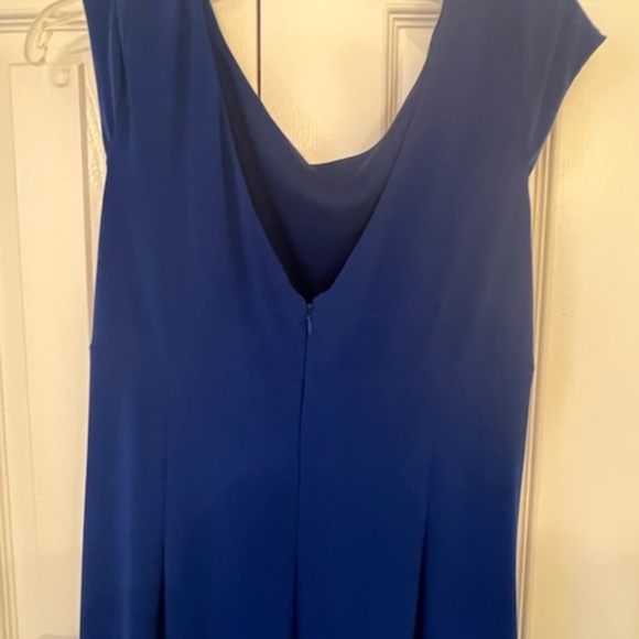 Ann Klein Royal Blue Dress 14 - Picture 7 of 8